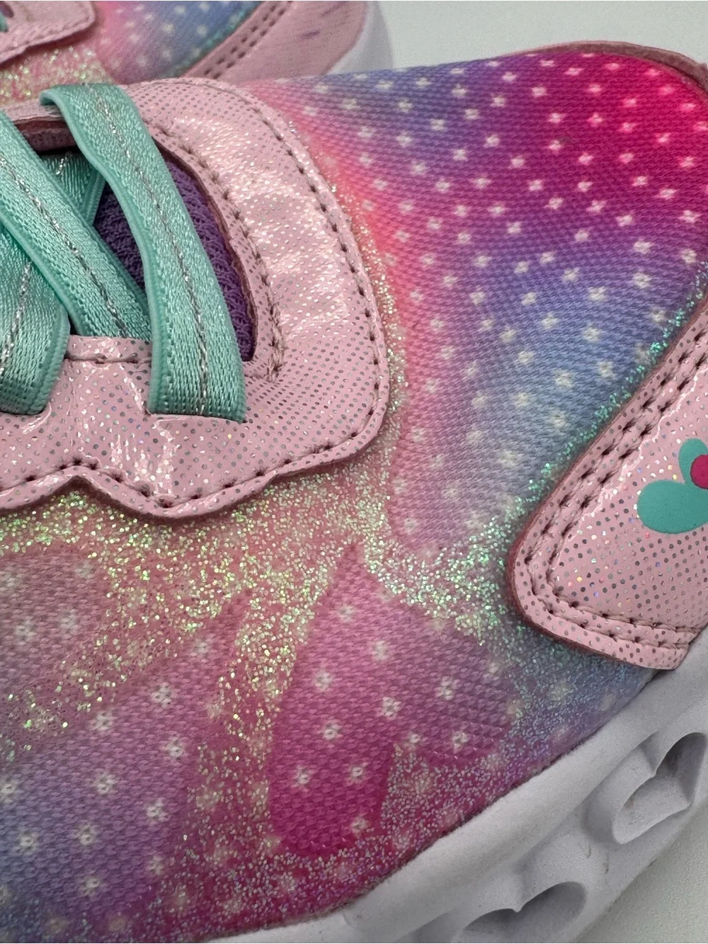 Skechers ‘Simply Love’ Flutter Heart Lights Multi-Color Light Up Sneakers